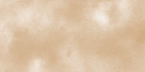 Watercolor light brown background painting textured on grungy distressed abstract design element, beige splash of brown powder paint vintage grunge texture and watercolor splashes on white background.