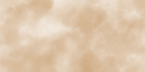 Watercolor light brown background painting textured on grungy distressed abstract design element, beige splash of brown powder paint vintage grunge texture and watercolor splashes on white background.
