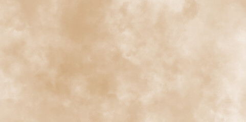 Watercolor light brown background painting textured on grungy distressed abstract design element, beige splash of brown powder paint vintage grunge texture and watercolor splashes on white background.