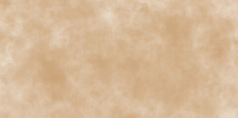 Watercolor light brown background painting textured on grungy distressed abstract design element, beige splash of brown powder paint vintage grunge texture and watercolor splashes on white background.