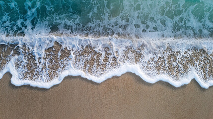 beautiful, close up, topview beach