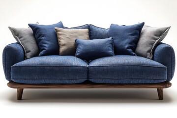 Neutral tone classic chesterfield sofa design high resolution picture