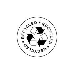 RECYCLED VECTOR SYMBOL