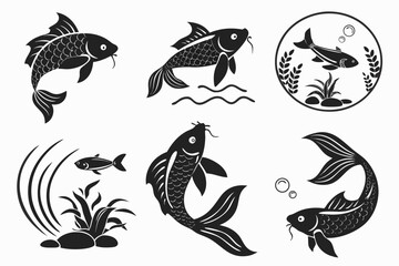 Obraz premium set of fishes