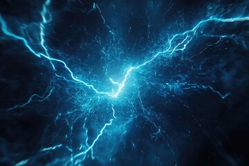 Abstract electric energy burst