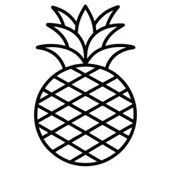 pineapple vector illustration