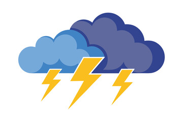 Abstract thunderstorm clouds