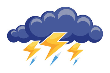 Abstract thunderstorm clouds