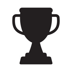 Trophy cup icon, victory cup icon. Trophy icon.