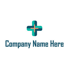 Fototapeta premium Healthcare Logo with Cross 