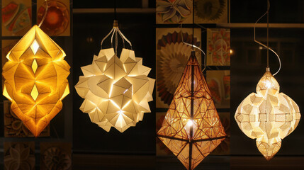 Innovative lantern designs featuring creative LED light patterns that blend modern technology with artistic style, creating vibrant, energy-efficient illumination for stylish and unique lighting