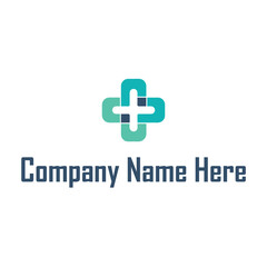 Fototapeta premium Healthcare Logo with Cross 