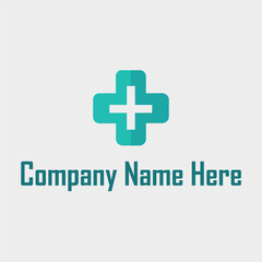 Obraz premium Healthcare Logo with Cross 