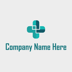 Healthcare Logo with Cross 