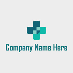 Fototapeta premium Healthcare Logo with Cross 