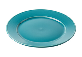 Teal Ceramic Dinner Plate Elegant Tableware for Everyday Dining and Special Occasions