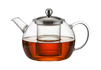 Elegant Glass Teapot with Infuser Perfect for Brewing Loose Leaf Tea and Herbal Infusions