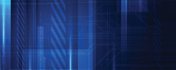 Abstract futuristic high technology and science background with light effect