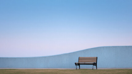 urban sprawl in nigeria under clear blue light framed by natural curves