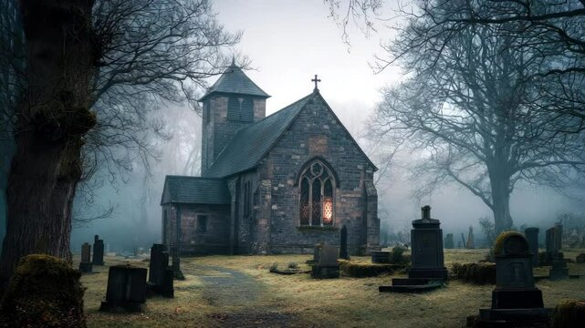 English traditional church yard