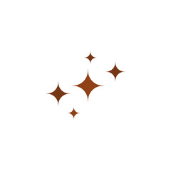 Chocolate day sparkle star decoration 