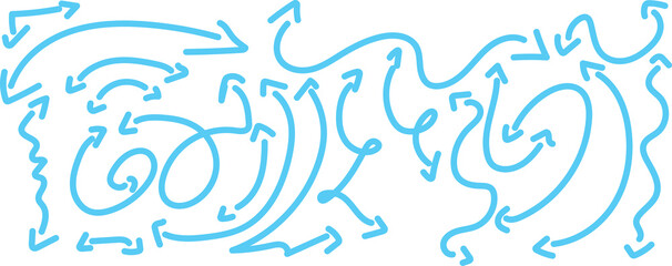 hand drawn vector set of floral elements