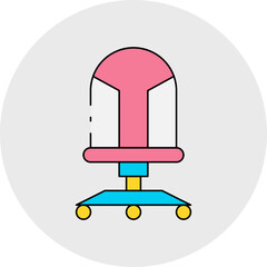 Chair 12 single icon vector illustration