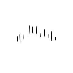 Hand drawn comic line effect