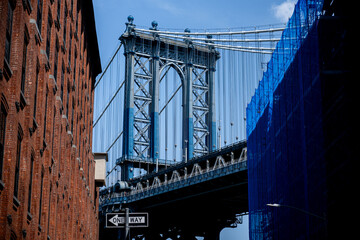 Naklejka premium brooklyn bridge new york city