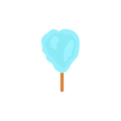 Sweet cotton candy vector illustration 