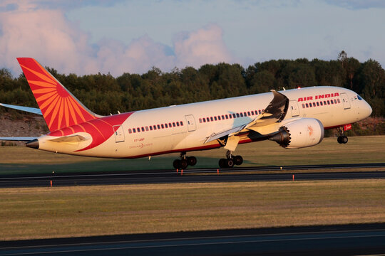 Ahmedabad, India - June 12, 2025: Air India Boeing 787-8 Dreamliner