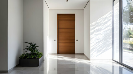 Simple yet elegant entrance of a   4F7A3