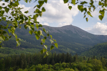 Sniezka Mountain Peak with Observatory, Karkonosze National Park, Poland