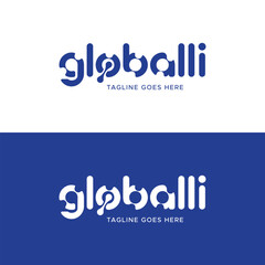 Modran logo Globlli  logo design template vector eps