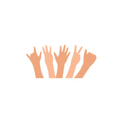 Obraz premium Happy friendship day hand vector illustration 