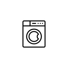 Washing Machine Minimalist Line Icon
