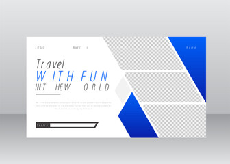 Travel Landing page Design