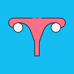 Pussy single icon vector illustration