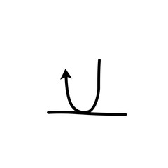 sunlight reflection arrow icon