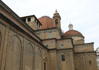 Church of SAINT LAWRENCE also called Chiesa di SAN LORENZO in Florence City in Central Italy