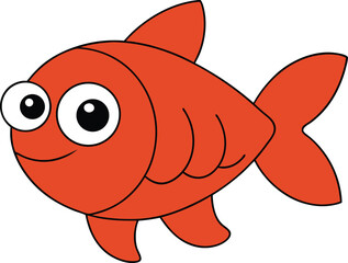 snappy snapper   cartoon fish on white background .eps