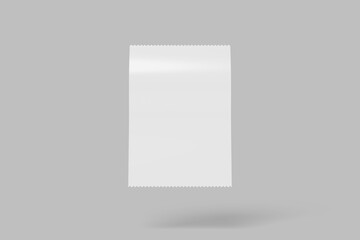 receipt invoice blank for mockup