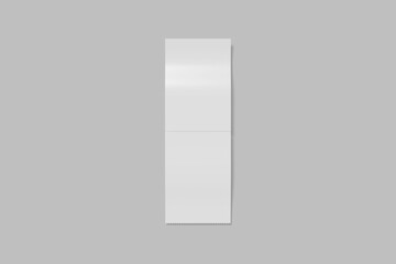 receipt invoice blank for mockup