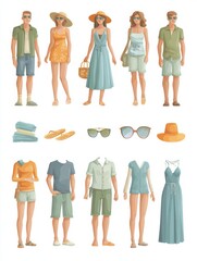 Fototapeta premium Explore UV Protective Clothing Options for Summer Outfits to Stay Safe Under the Sun