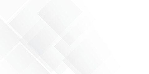 Fototapeta premium Modern simple white abstract background. Modern circle lines pattern. Futuristic concept. Minimal geometric design art.