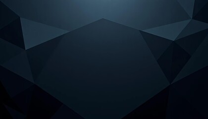 Obraz premium Abstract dark slate gray geometric triangle pattern background, shade, dark
