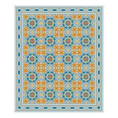 Art Nouveau Floral Seamless Pattern in Vintage Palette