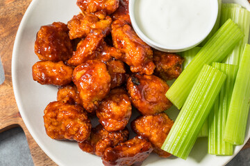 Homemade Boneless Barbecue Chicken Wings