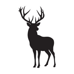 deer silhouette vector