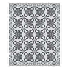 Art Nouveau Floral Seamless Pattern in Vintage Palette